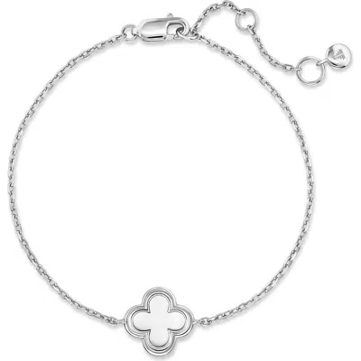 Devata Clover Chain Bracelet In Metallic
