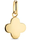 Devata Clover Charm Pendant In Gold