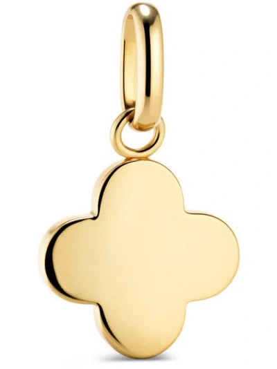 Devata Clover Charm Pendant In Gold