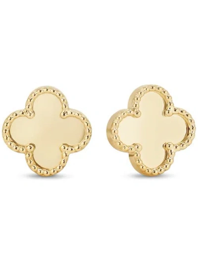 Devata Clover Earrings In Gold