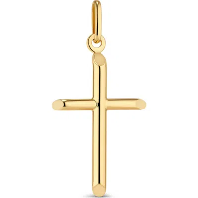 Devata Cross Pendant In Gold