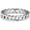 Devata Curb Link Ring In Metallic