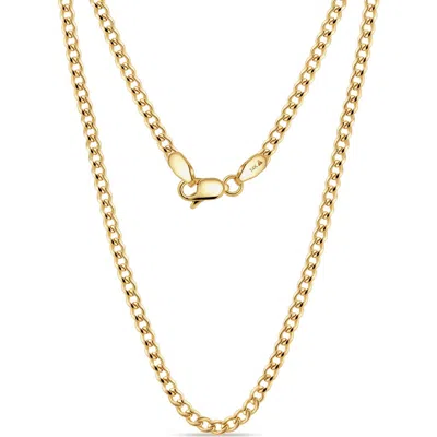Devata Dainty Cuban Chain Necklace In Gold