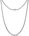 Devata Dragon Bone Round 2.5mm Chain Necklace In Silver
