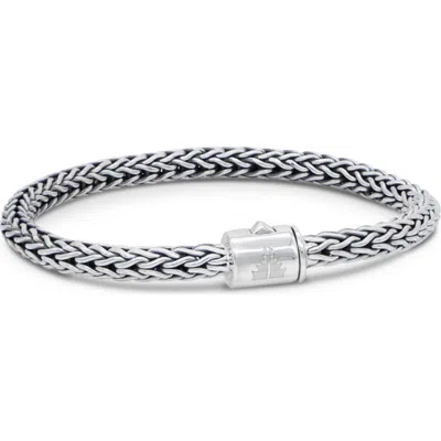 Devata Dragon Bone Round 5mm Chain Bracelet In Metallic