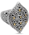 Devata Dragon Skin Ring In Metallic