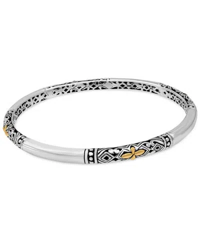 Devata Filigree Bangle Slide-on Bracelet In Silver