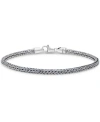 Devata Foxtail Chain Bracelet In Metallic