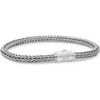 Devata Foxtail Round 4mm Chain Bracelet In Metallic