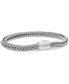Devata Foxtail Round 5mm Chain Bracelet In Silver