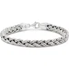 Devata Gender Inclusive Sterling Silver Paddy Oval 7mm Chain Necklace In Silver