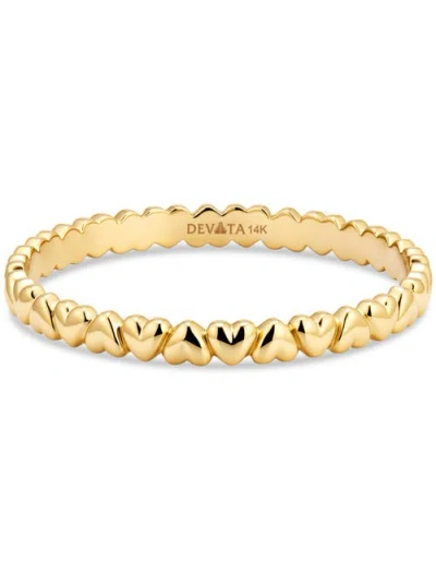 Devata Heart Band Ring In Gold