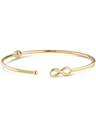 Devata Infinity Bangle Bracelet In Gold