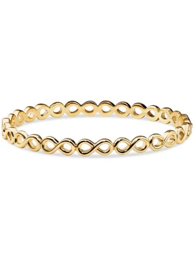 Devata Infinity Bangle Bracelet In Gold