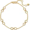 Devata Infinity Charm Bracelet In Gold
