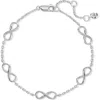 Devata Infinity Charm Bracelet In Silver