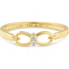 Devata Infinity Ring In Yellow Gold