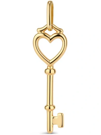 Devata Key Heart Pendant In Gold