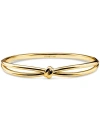 Devata Love Knot Bangle Bracelet In Gold
