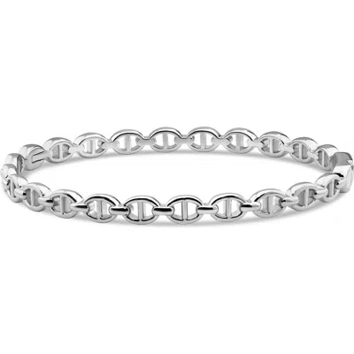 Devata Mariner Anchor Bangle Bracelet In Silver