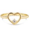 Devata Open Heart Ring In Gold