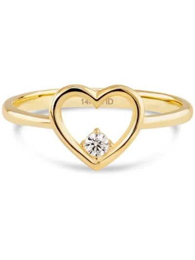 Devata Open Heart Ring In Gold