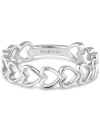 Devata Open Heart Ring In Metallic