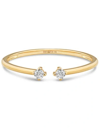 Devata Open Ring In Yellow Gold