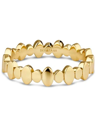 Devata Oval Link Ring In Gold