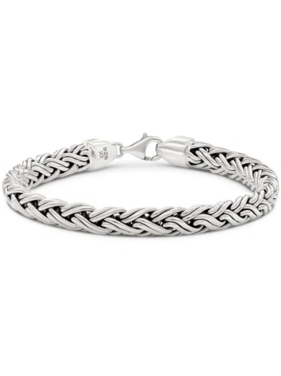 Devata Paddy Oval Chain Bracelet In Silver