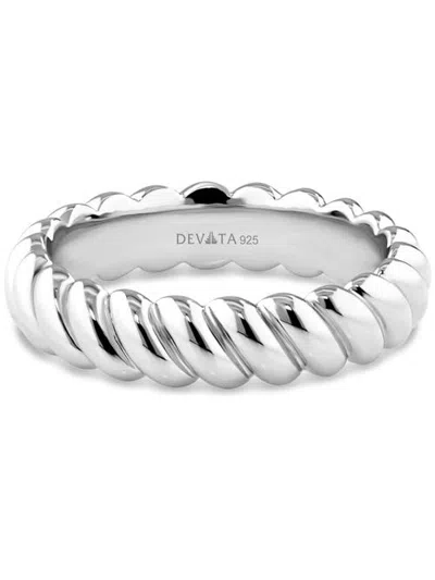 Devata Rope Band Ring In Metallic