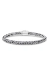 Devata Sterling Silver Chain Bracelet In Silver