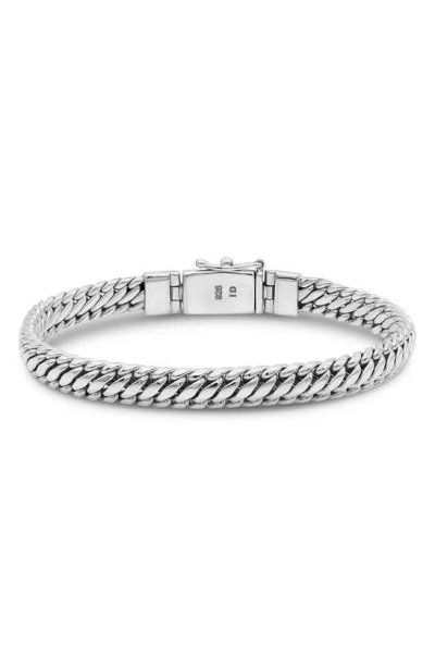 Devata Sterling Silver Chain Bracelet In Metallic