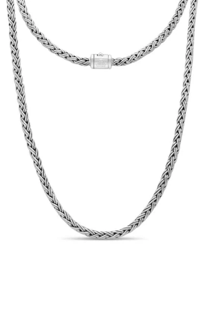 Devata Sterling Silver Chain Necklace In Gray