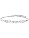 Devata Sweet Heart Chain Bracelet In Metallic