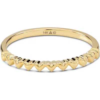 Devata Sweet Heart Ring In Gold