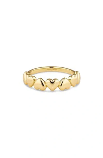 Devata Sweetheart Band Ring In Gold
