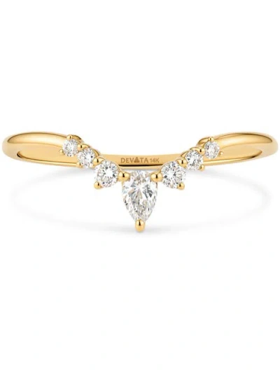 Devata Tiara Lab Grown Diamond Ring In Gold