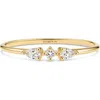 Devata Trio Lab Grown Diamond Ring In Gold