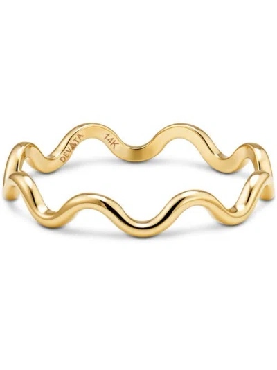 Devata Wavy Ring In Gold