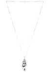 Dévé Lune & Coquillage Necklace In Sterling Silver