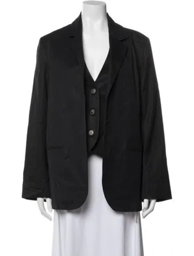 Pre-owned Deveaux Blazer In Black