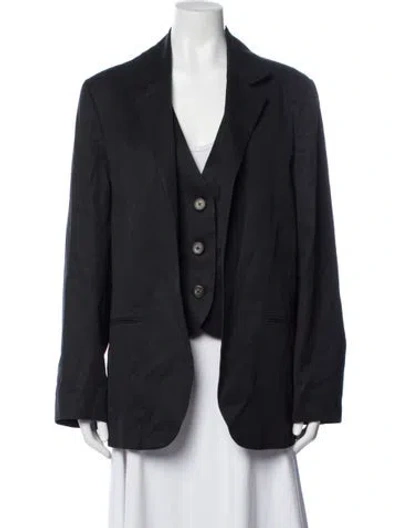 Pre-owned Deveaux Blazer In Blue