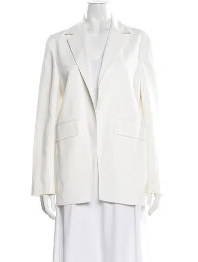 Pre-owned Deveaux Blazer In White
