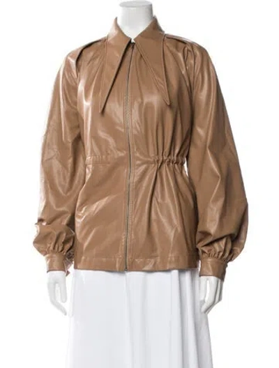 Pre-owned Deveaux Jacket In Brown