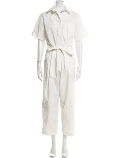 Pre-owned Deveaux Jumpsuit In Neutral