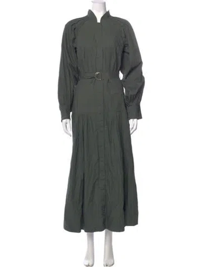 Pre-owned Deveaux Long Dress In Green