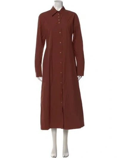 Pre-owned Deveaux Long Dress In Neutral