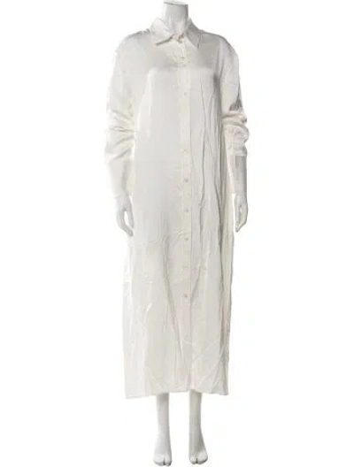 Pre-owned Deveaux Long Dress In Neutrals
