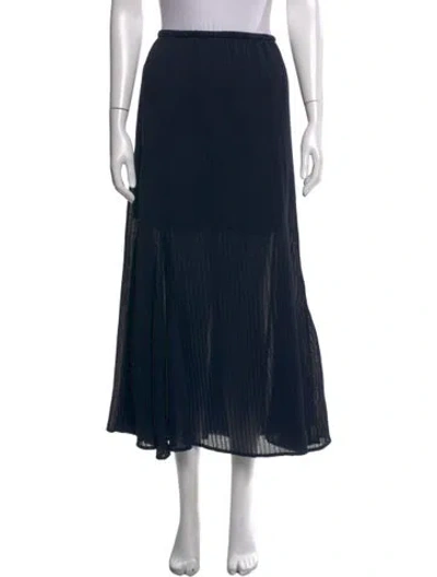 Pre-owned Deveaux Long Skirt In Blue